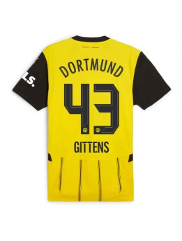 Borussia Dortmund Jamie Bynoe-Gittens #43 Domaci Dres 2024-25 Kratak Rukavima